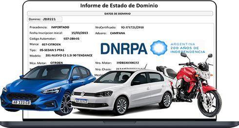 Informe de Dominio Online Oficial de la DNRPA